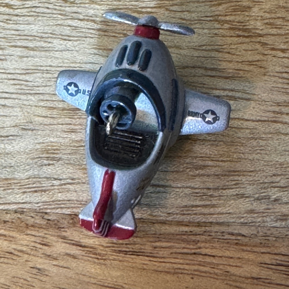 Hallmark Keepsake Ornament 1997 Murray Pursuit Airplane Miniature Silver QXM4132 - Picture 2 of 7
